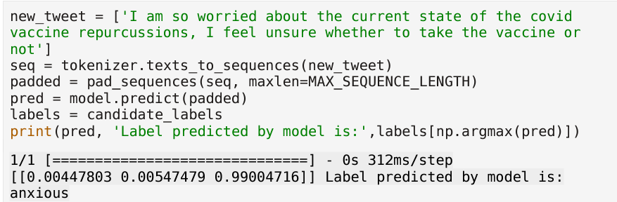 Anxious Example Tweet